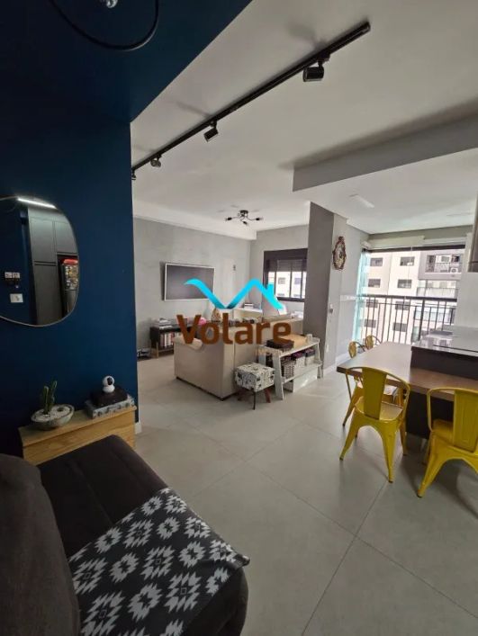 Apartamento à venda em Osasco-SP, Continental: 1 quarto, 1 suíte, 2 salas, 2 banheiros, 1 vaga, 61m²