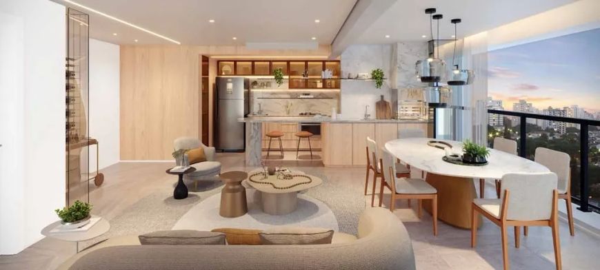 Apartamento à venda na Vila Yara com 141 m² e 3 dormitórios/quartos disponíveis