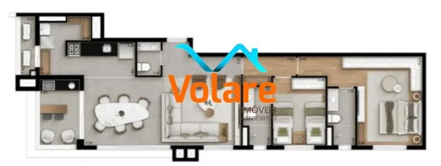 Apartamento Penthouse à venda na Vila Yara, Osasco-SP: 2 quartos, 2 suítes, 2 salas, 3 banheiros, 2