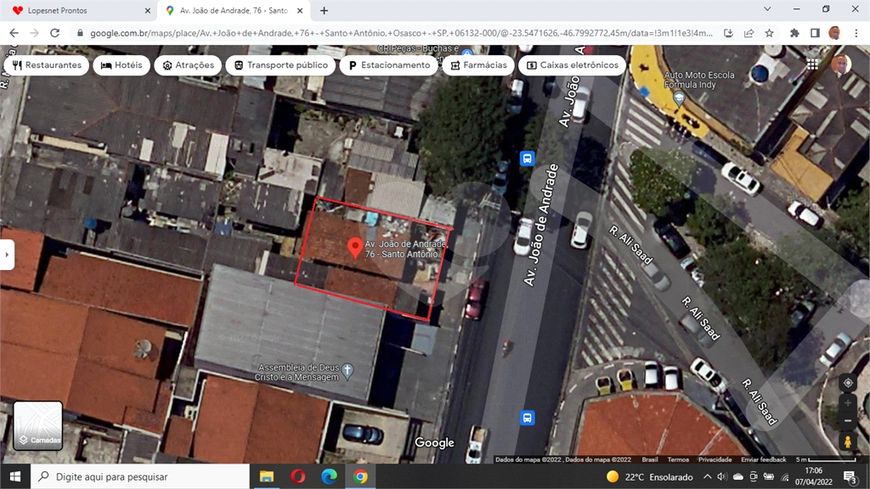 Terreno à venda em Santo Antônio - SP