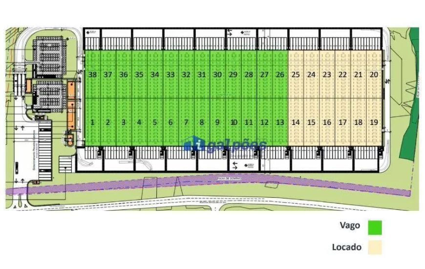 Galpão com, 8635 m² em - Prazeres - Jaboatão dos Guararapes/PE