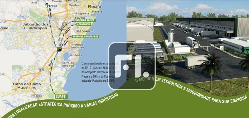 Galpão para alugar, 1543 m² por R$ 48.638,33/mês - Prazeres - Jaboatão dos Guararapes/PE
