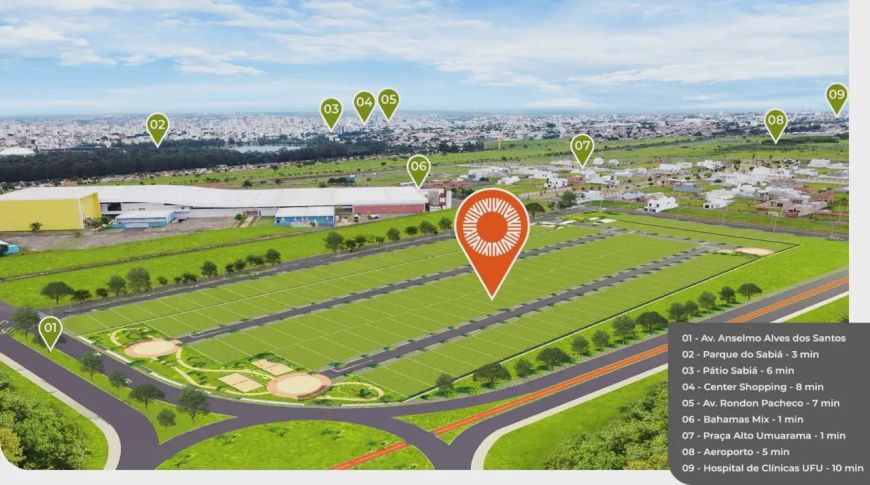 Terreno em Condomínio Fechado - Boulevard Umuarama - Oportunidade - Grand Ville - Uberlândia - MG