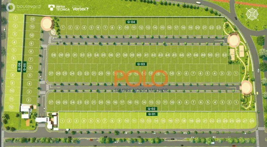 Terreno à venda no Condomínio Boulevard Umuarama em Uberlândia