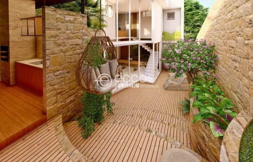 Casa em condomínio à venda, 3 quartos, 2 suítes, 4 vagas, Granja Marileusa - Uberlândia/MG