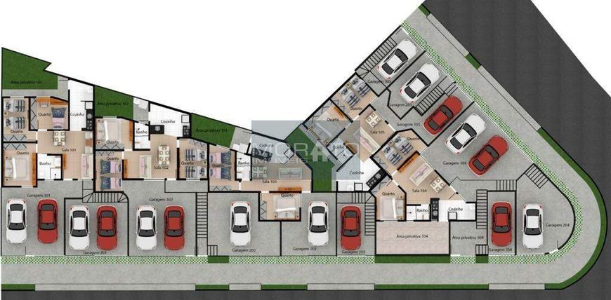 Cobertura de 03 quartos de 153m² , 02 banheiros e 02 vagas no Bairro Xangri-lá