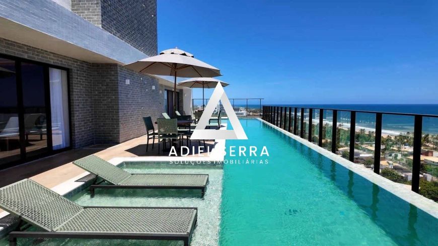 Itapuã - 33,9m² - Studio - Vista mar - Novo - Garantia 5 anos - Varanda - Cozinha - Nascente - Condo