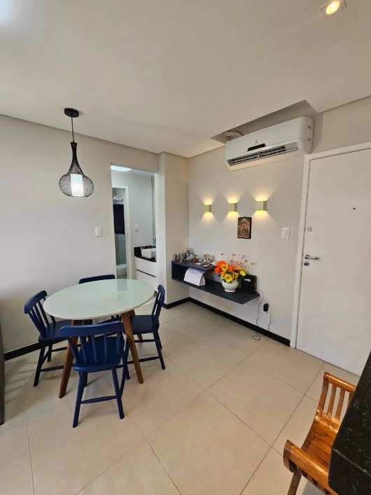 Apartamento no Edf Porto do Sol - Barra, 42,45m², porteira fechada, vista mar, decorado, andar alto