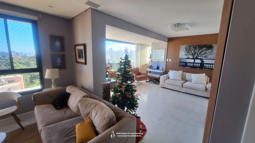 BELÍSSIMO APARTAMENTO NORTE/SUL 155m² 4 QUARTOS (3 SUÍTES + GABINETE) 2 VARANDAS INTEGRADAS 3 VAGAS