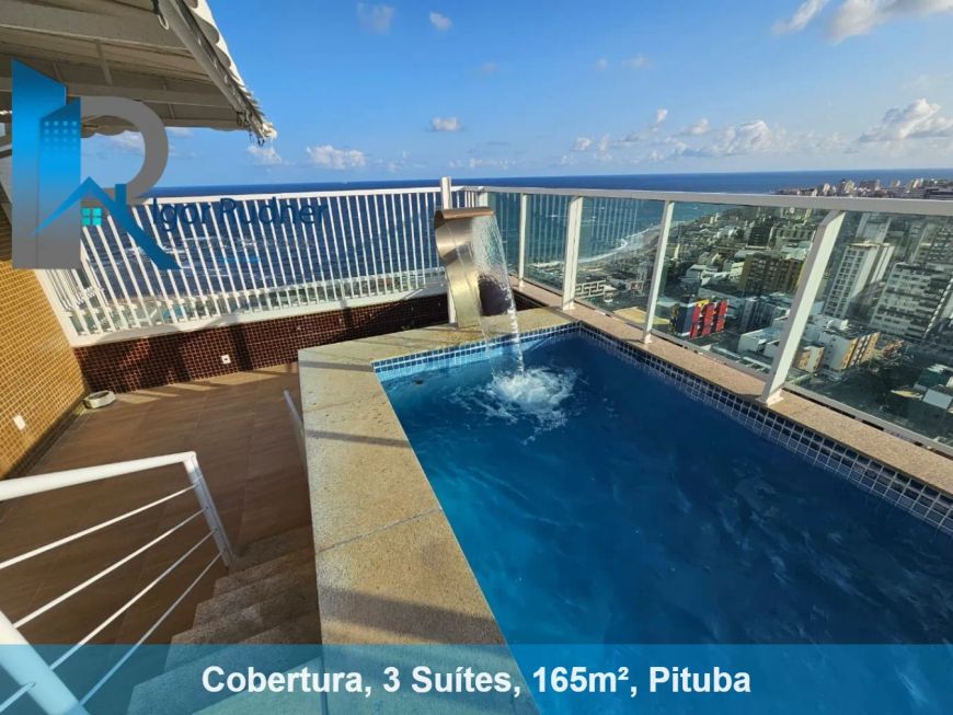 Cobertura com 3 Suítes, 165m², Vista Mar, Spazio Pituba
