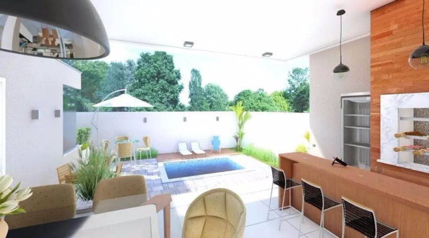 Sobrado à venda,com 196m², 3 suites, piscina, amplo quintal, Araçari,Parque Tauá, Londrina, PR