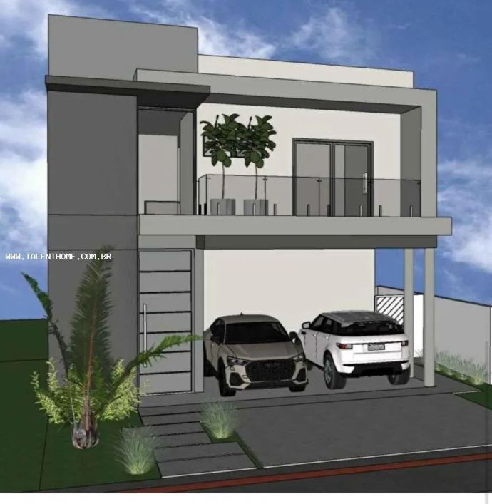 Casa em Condomínio para Venda em Londrina, Gleba Simon Frazer, 4 dormitórios, 4 suítes, 5 banheiros,