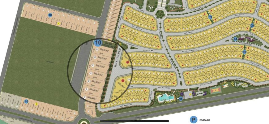 Ágio JARDINS MARSELHA Lote à Venda, 360 por R$ 480.000 no setor Conjunto Residencial Storil AD16149