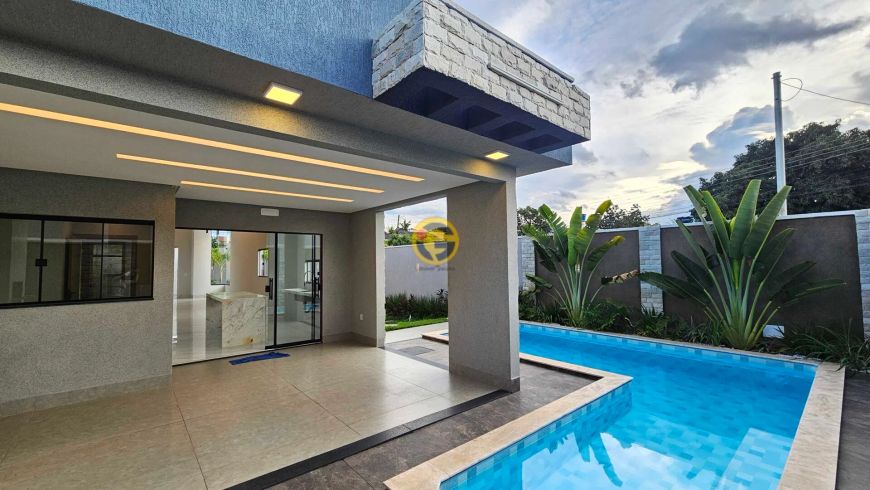Casa Térrea de Esquina no Solar Central Park – Modernidade, Conforto e Segurança Valor: R$ 900.000,0