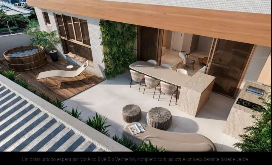 Apartamento LANÇAMENTO 3 e 4/4 VISTA MAR, com suíte master e gardem - RIO VERMELHO