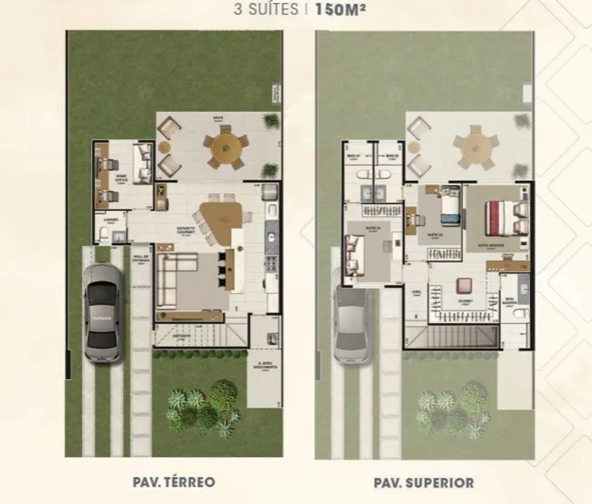 Ágio Sobrado Jardins Cannes Casa em Condomínio com 4 Quarto(s) e 4 banheiro(s) à Venda, 150 por R$ 1