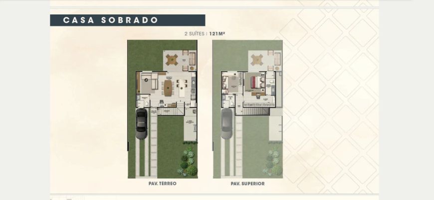 Ágio Jardins Cannes Casa em Condomínio com 2 Quarto(s) e 3 banheiro(s) à Venda, 121 por R$ 1.000.000