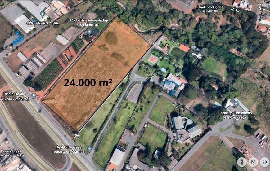 Área de 24.000 m² à venda ao lado do Real Privê - BR153