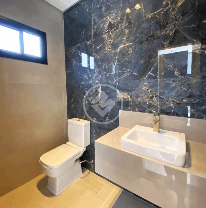 Sobrado para venda no condomínio Parqueville Jacarandá, 312 m² sendo 245,81m² de área construída. co