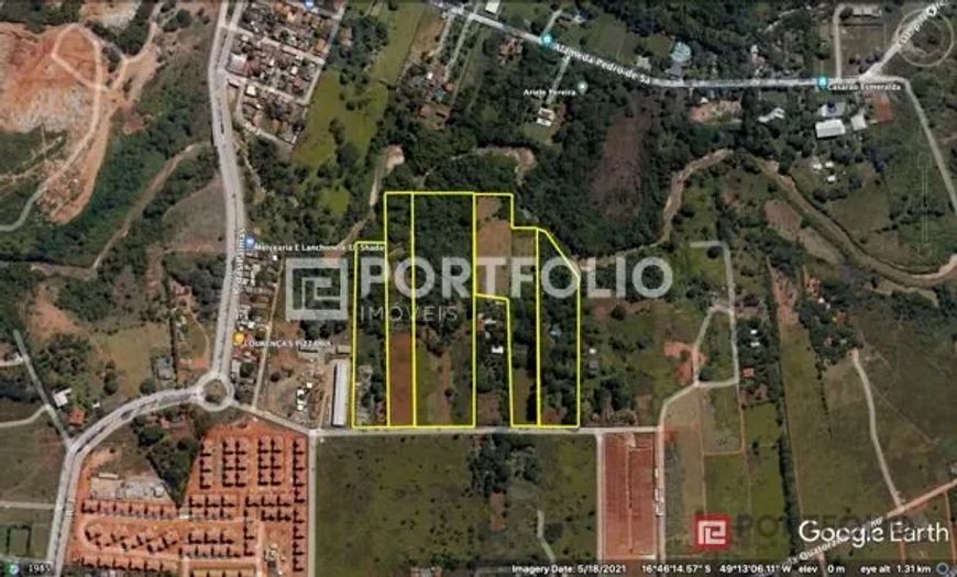 Terreno à venda, 106010 m² por R$ 13.631.550,00 - Chácara São Pedro - Aparecida de Goiânia/GO