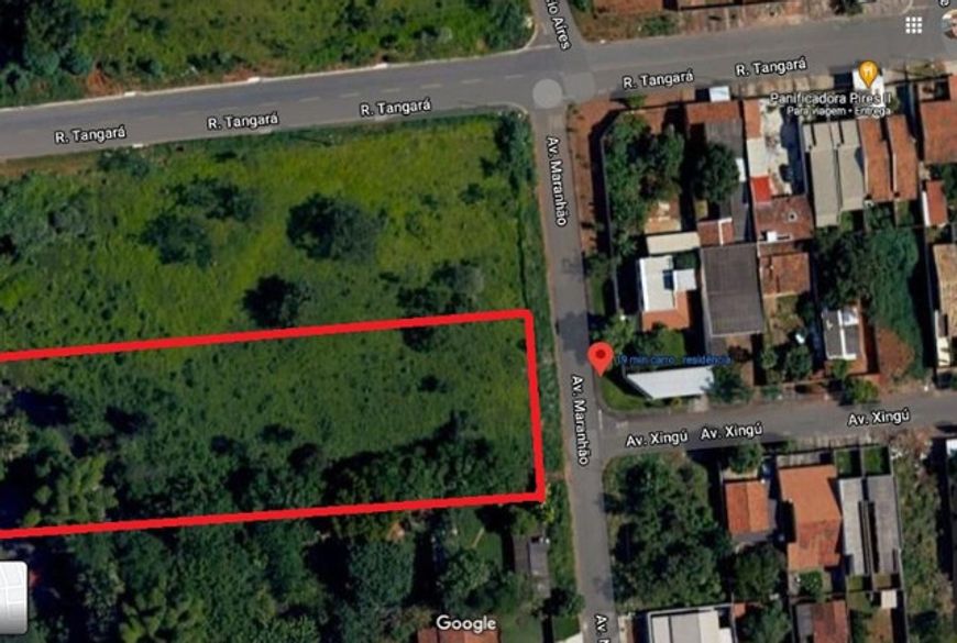 Área de 2.767,50 do Lado BR-153 M² Sendo 27M² para Av. Maranhão, e 30M² da Av. Tangara