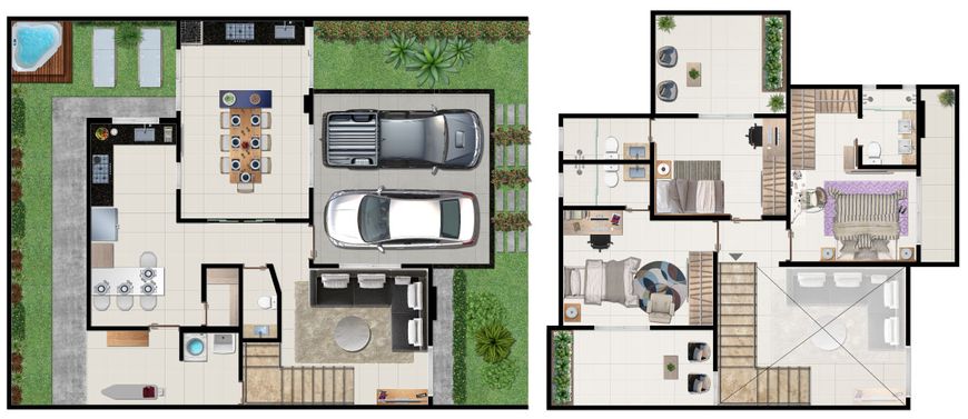 Condominio Veredas do Alvoradas - Sobrados