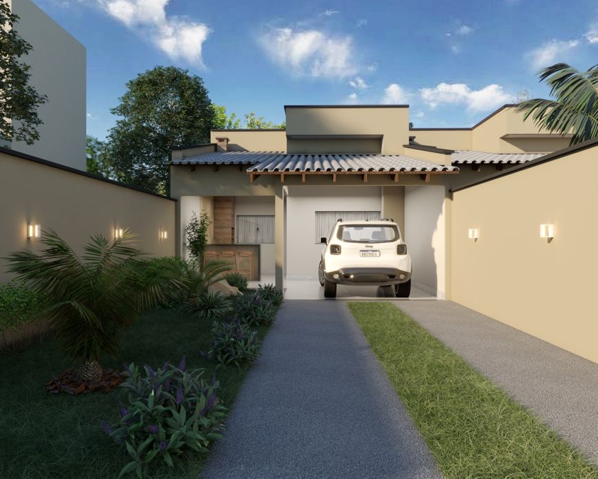 CASA 2 QTS, 1 SUITE, COM VARANDA GOURMET/CHURRASCO, SETOR INDEPENDÊNCIA, APRARECIDA DE GOIÂNIA Casa
