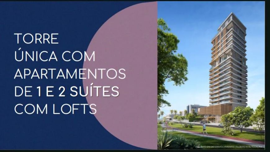 APARTAMENTO VISTA MAR 31,43m² 1 SUÍTE VARANDA 1 GARAGEM INFRA VENDE ONDINA