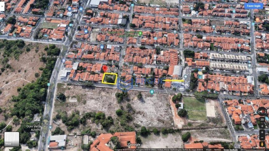 Terreno, 990 m² - venda por R$ 1.782.000,00 ou aluguel por R$ 7.000,00/mês - Parque Manibura - Forta
