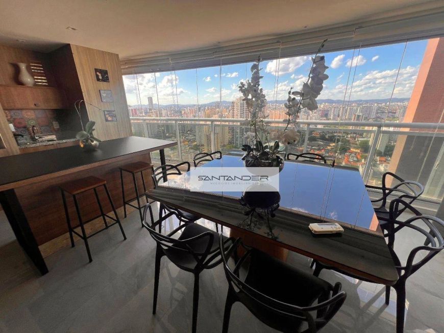 Apartamento Alto Padrão Tatuapé - 172 m², 3 suítes, sala 3 ambientes Varanda Gourmet, Lareira - 6 va