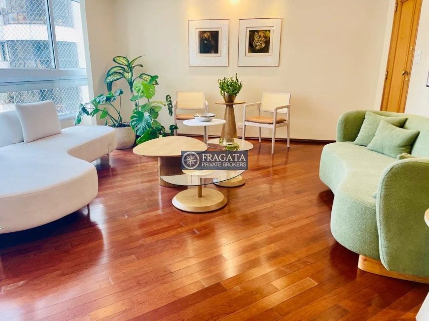 Apartamento à venda com 210m², com 4 dormitórios, 2 vagas lazer completo no Jardim Paulista