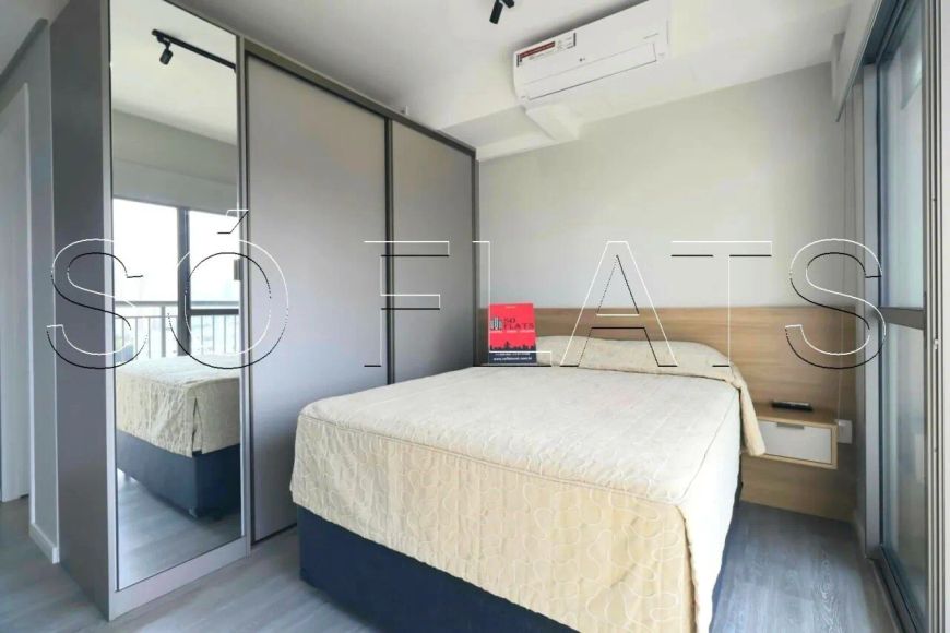 Studio disponível para locação 25m² e 1 dormitório ao lado do Pq Ibirapuera.