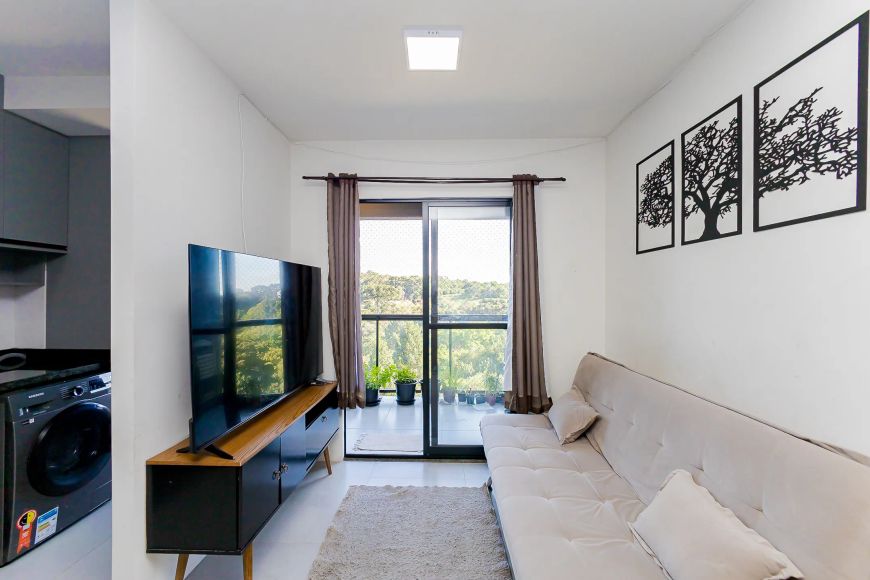 Apartamento 56m² com 1 Suíte, Semi-Mobiliado e Vaga de Garagem - Campo Comprido – Curitiba