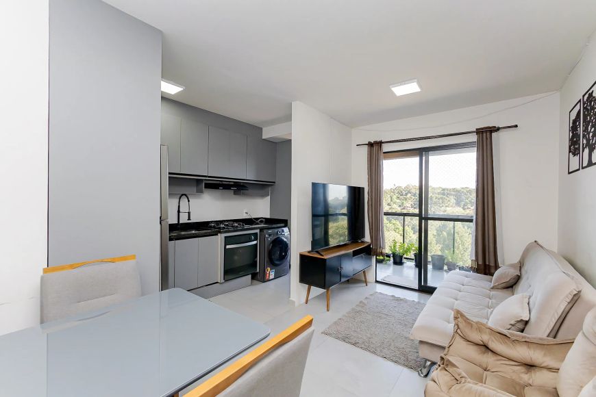 Apartamento 56m² com 1 Suíte, Semi-Mobiliado e Vaga de Garagem - Campo Comprido – Curitiba