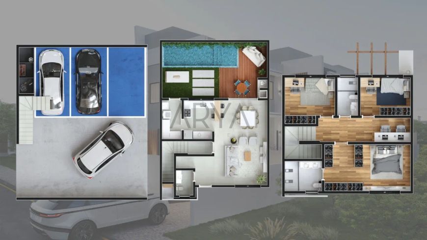 Casa à venda em condomínio no Seminário ARYA1