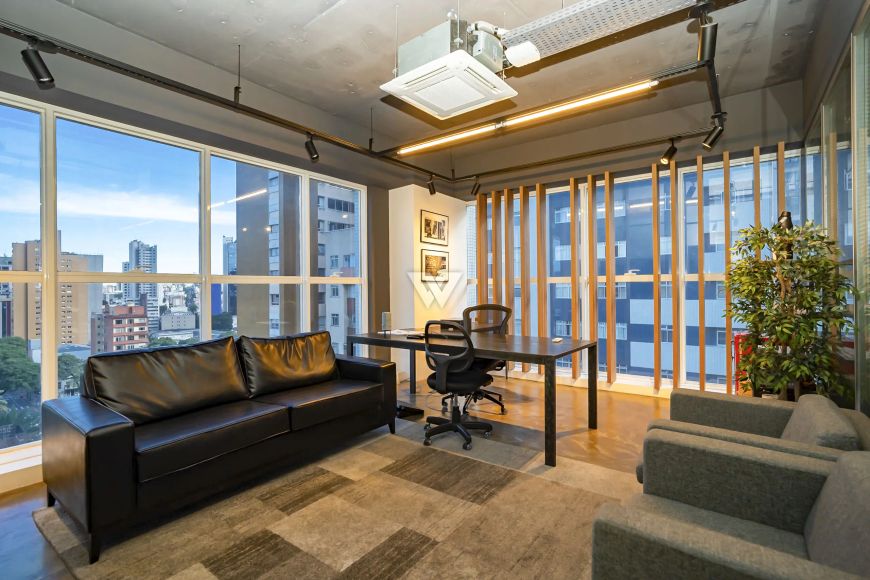 Ed. Workspace Brigadeiro - Meia laje comercial 163m² priv - 2 vagas - Centro