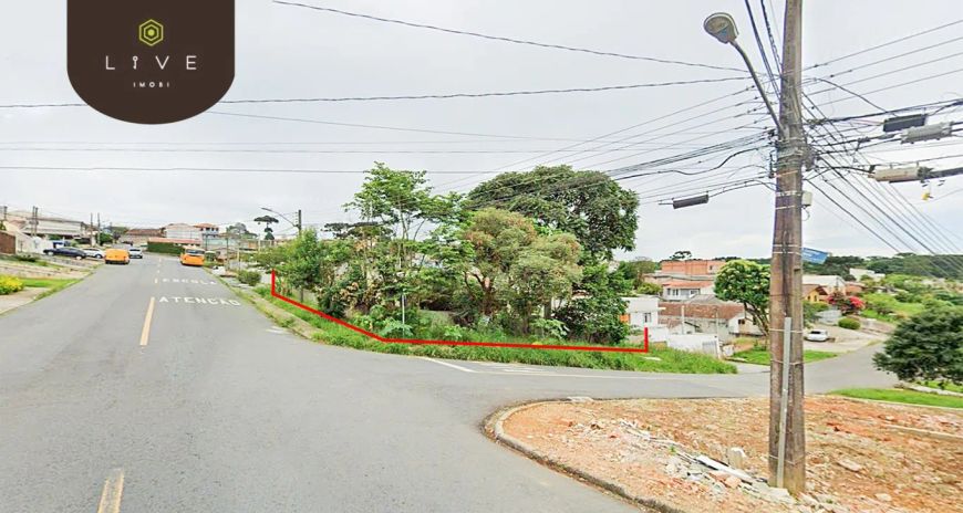 Terreno de esquina positiva - ZR2, com 425m², a venda no bairro Campo Comprido.