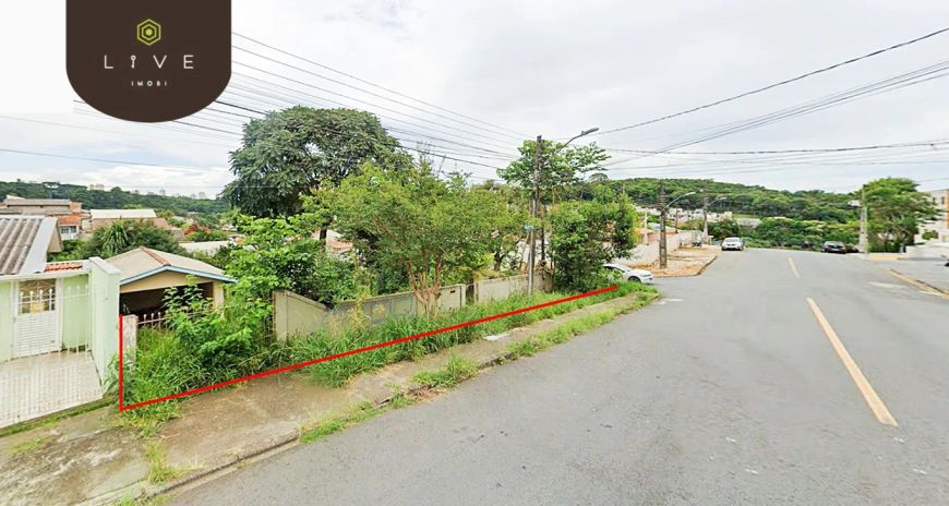 Terreno de esquina positiva - ZR2, com 425m², a venda no bairro Campo Comprido.