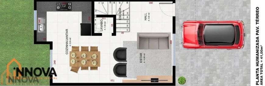 Sobrado com 3 quartos à venda por R$ 620000.00, 103.05 m2 - ALTO BOQUEIRAO - CURITIBA/PR