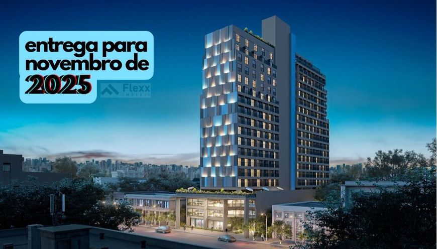 Studio com 1 dormitório à venda, 23 m² por R$ 590.760,60 - Água Verde - Curitiba/PR