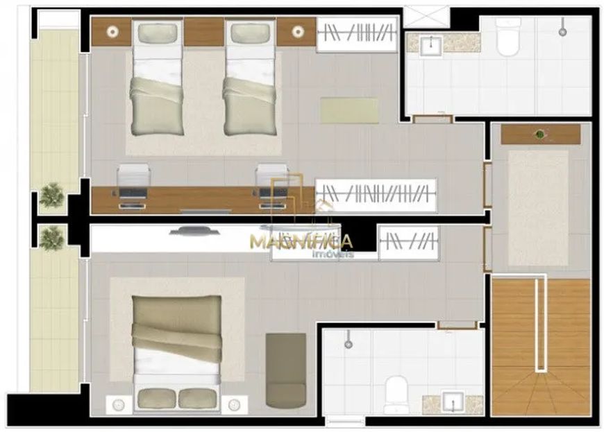 COBERTURA com 2 dormitórios à venda com 226.05m² por R$ 790.064,40 no bairro Centro - CURITIBA / PR