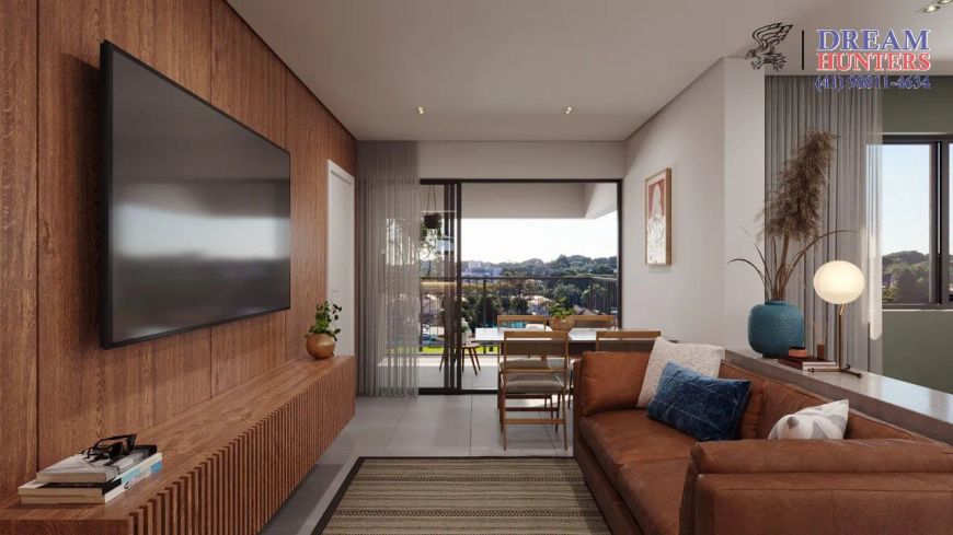 Apartamento de 74,82m² no bairro Bacacheri, com 3 quartos (1 suíte), 2 banheiros e 1 vaga de garagem