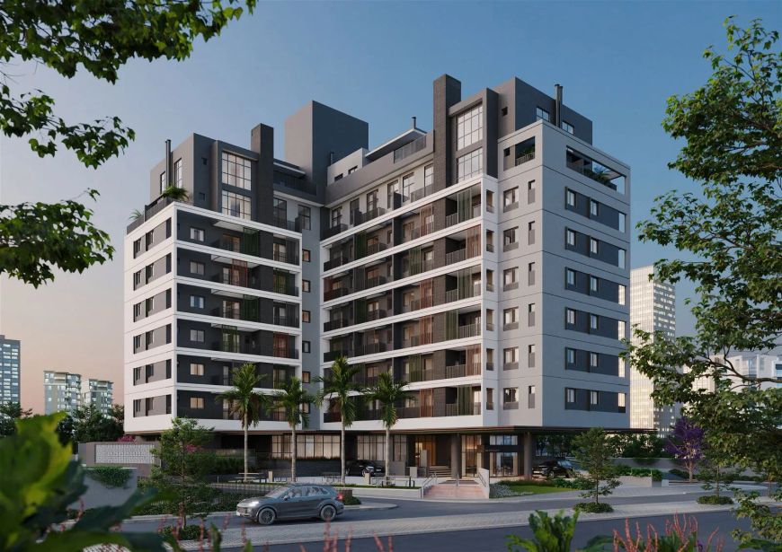 Apartamento com 2 dormitórios à venda com 55.55m² por R$ 697.233,24 no bairro Alto da Glória - CURIT
