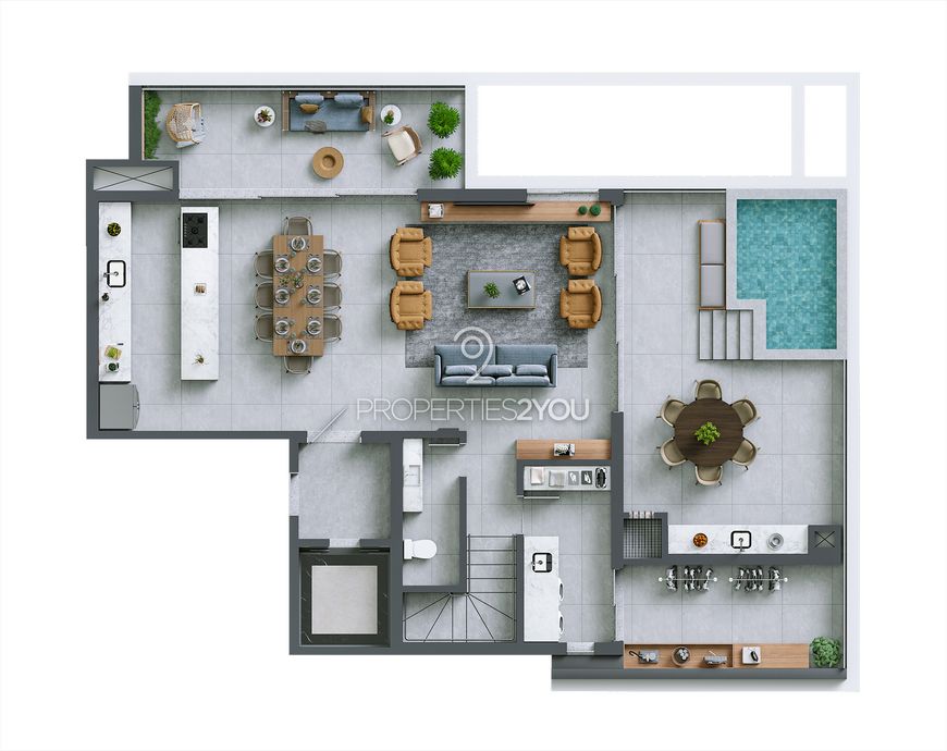 Cobertura com 3 suítes e com 268m² no Bigorrilho em Curitiba
