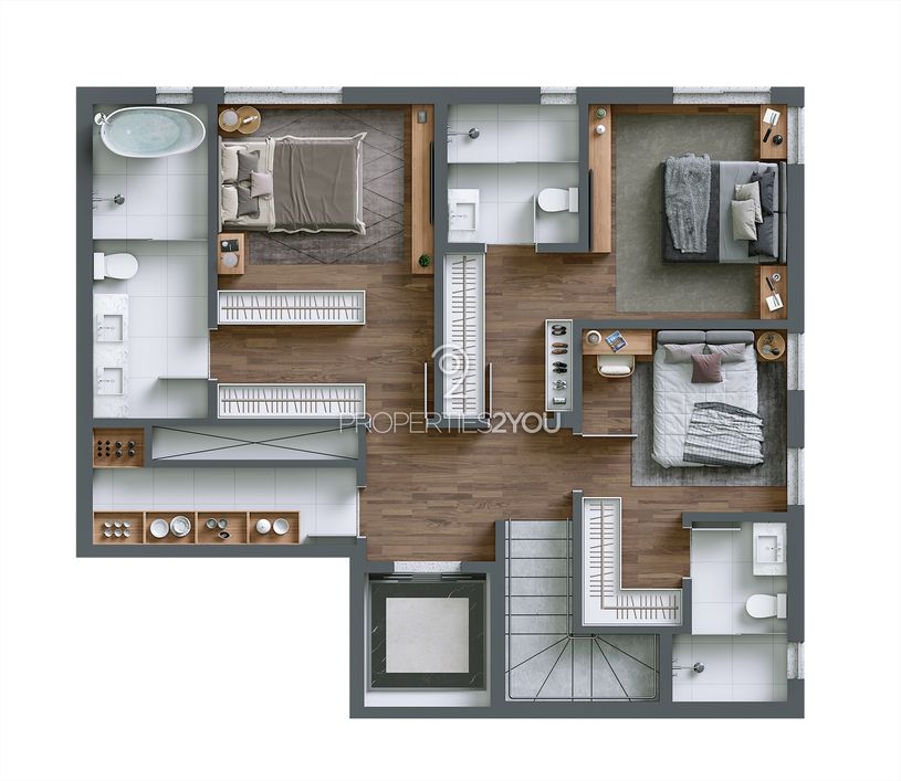 Cobertura com 3 suítes e com 268m² no Bigorrilho em Curitiba