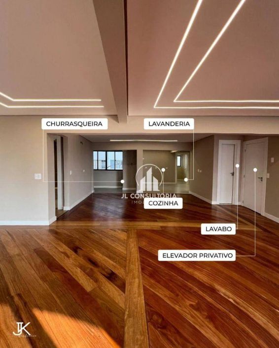 Apartamento à venda, 193 m² por R$ 1.790.000,00 - Rebouças - Curitiba/PR