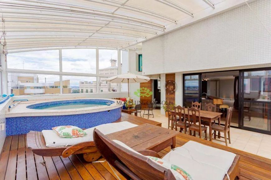 Cobertura com 3 dormitórios para alugar, 318 m² por R$ 19.850,98/mês - Juvevê - Curitiba/PR