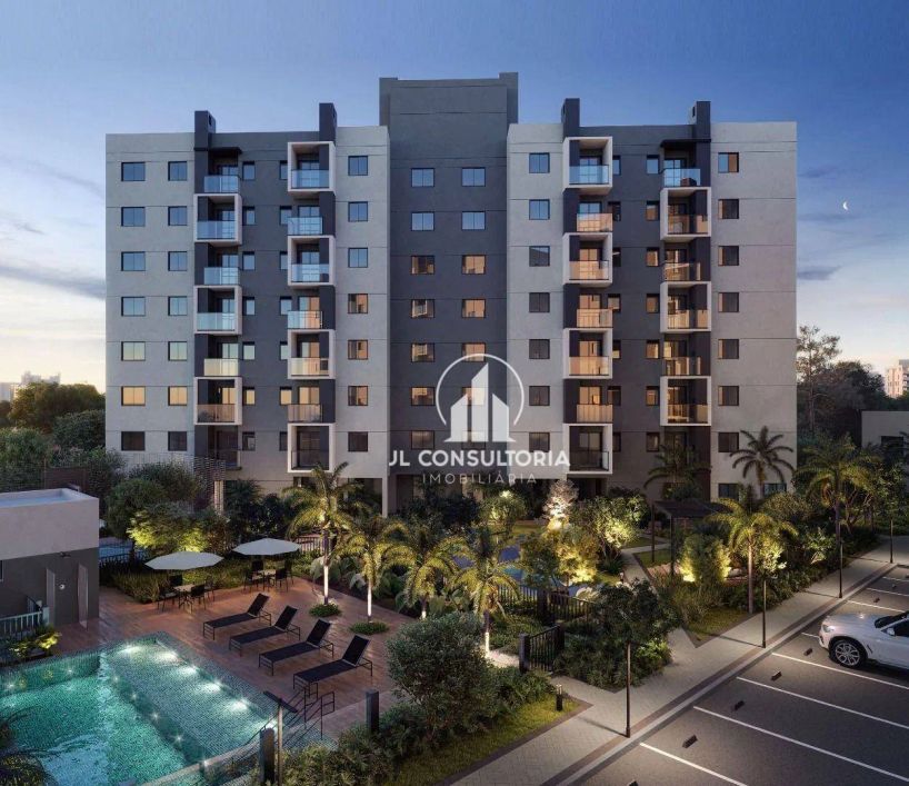Apartamento com 2 dormitórios à venda, 51 m² por R$ 495.753,81 - Hauer - Curitiba/PR
