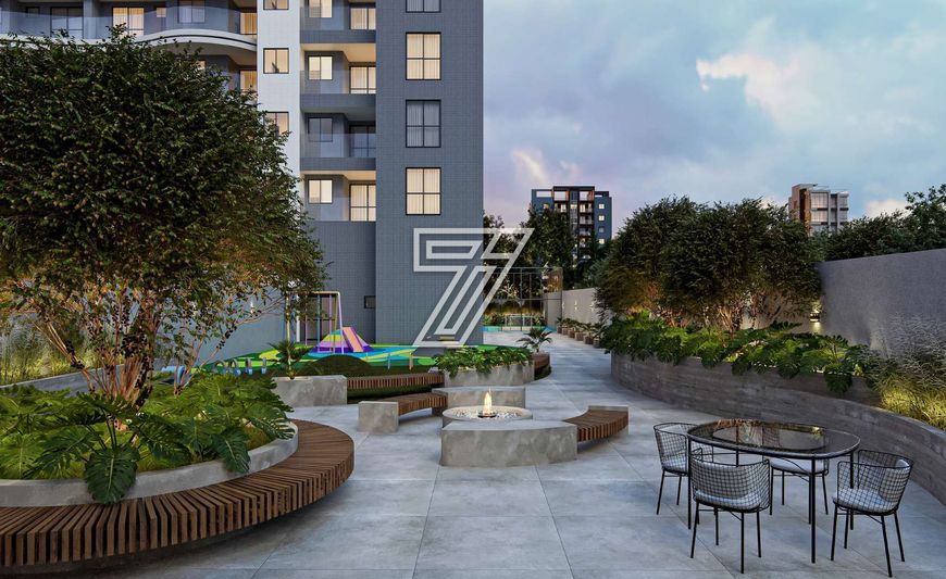 Apartamento para venda possui 77 metros quadrados com 2 quartos em Água Verde - Curitiba - PR