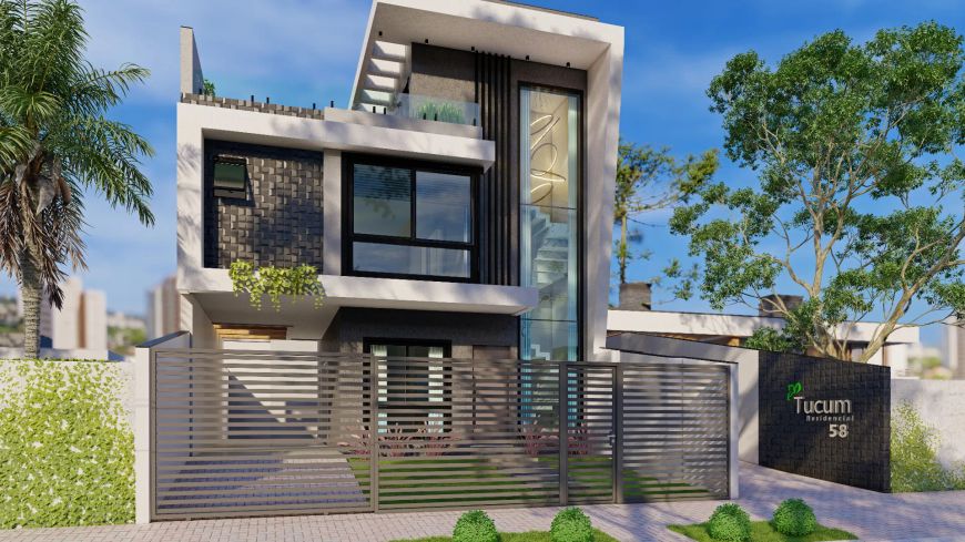 Sobrado Triplex à Venda com 3 Suítes no Uberaba em Curitiba